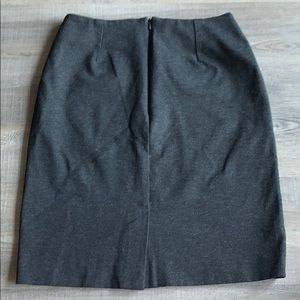 Halogen charcoal knit pencil gray skirt size 4